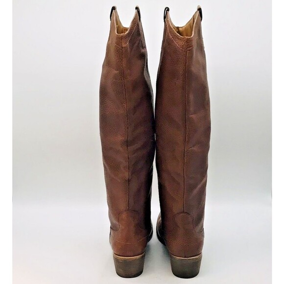 Franco Fortini Winchester Boots Women's 6.5M Brown Leather Knee High Equestrian - Picture 4 of 11